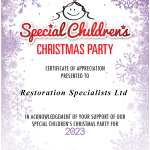 Special Childrens Christmas Charity - Silver Sponsor 2023